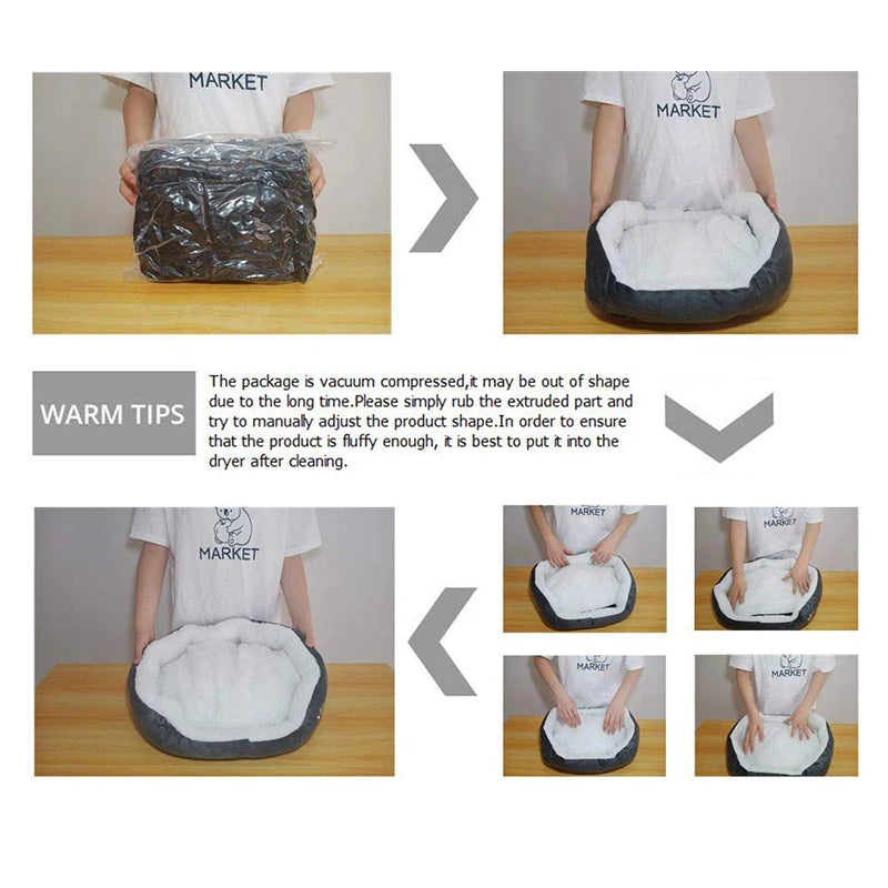 Cozy Pet Cave Bed and Sofa