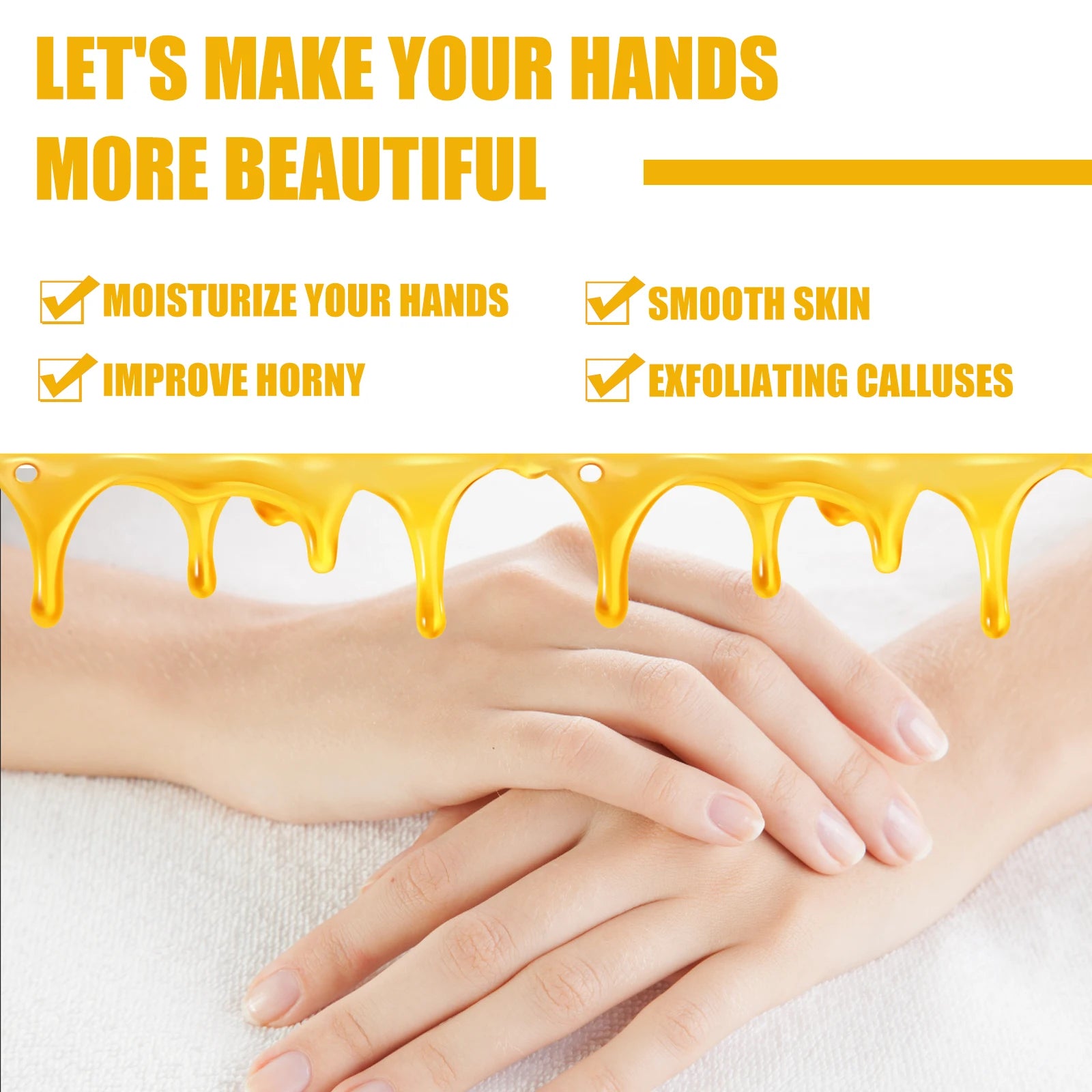 Honey Milk Hand Wax Mask