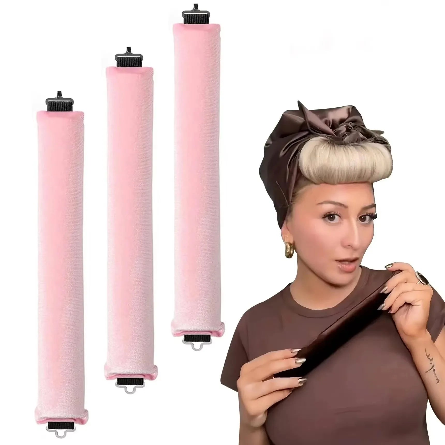 Heatless Hair Curlers Curling Rod Headband
