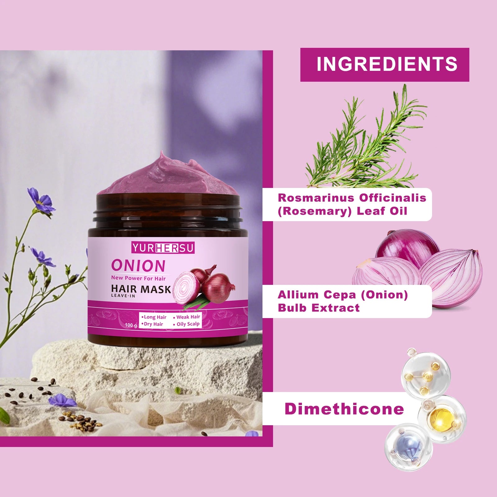 Onion Essence Leave-In Hair Mask