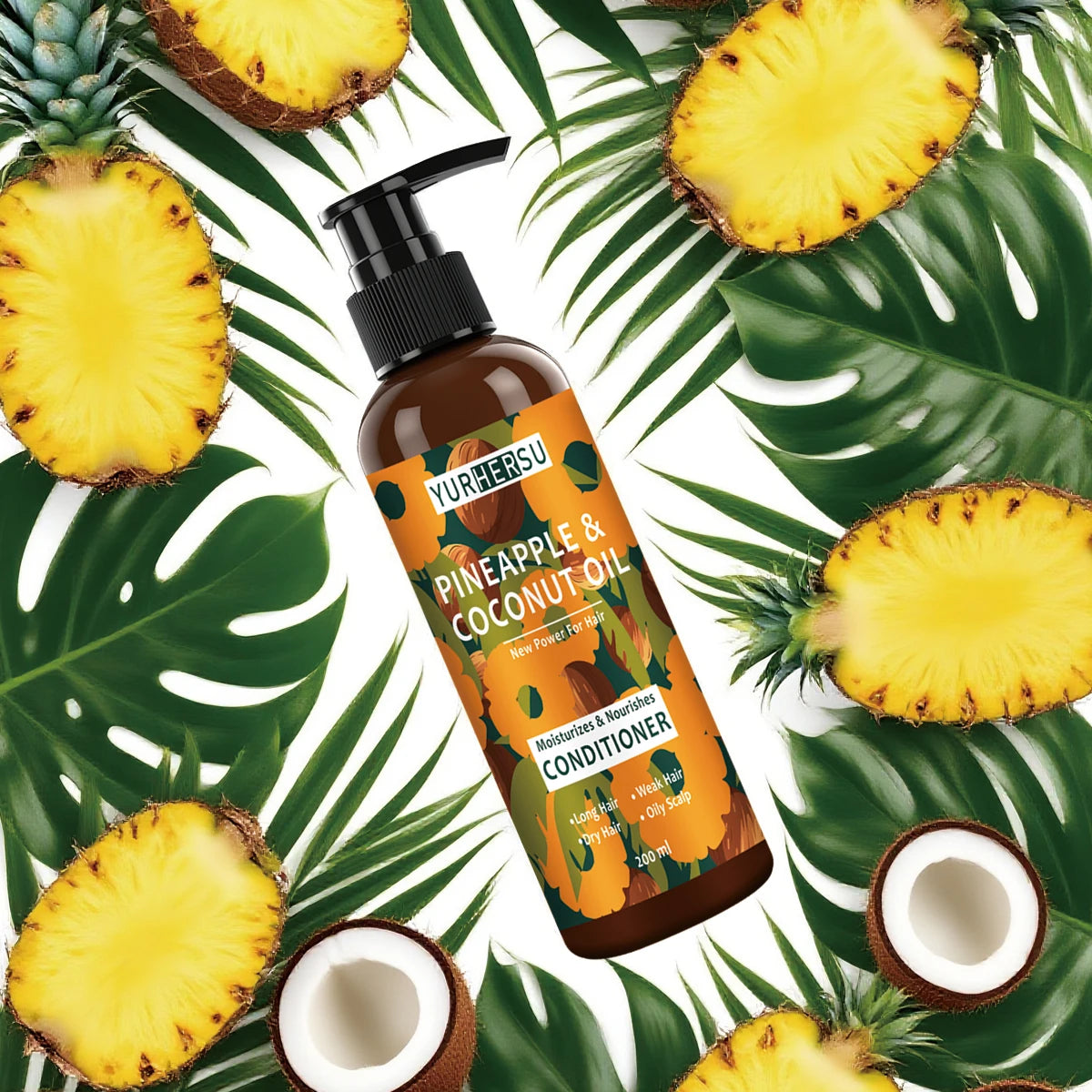 Pineapple Coconut Shampoo Conditioner Set