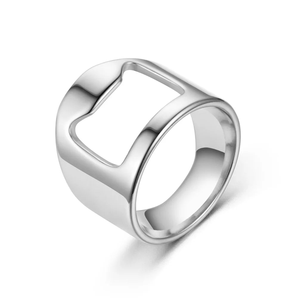 Stainless Steel Ring Bottle Opener