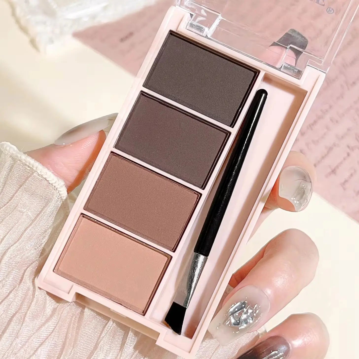 4-Color Eyebrow Powder Palette