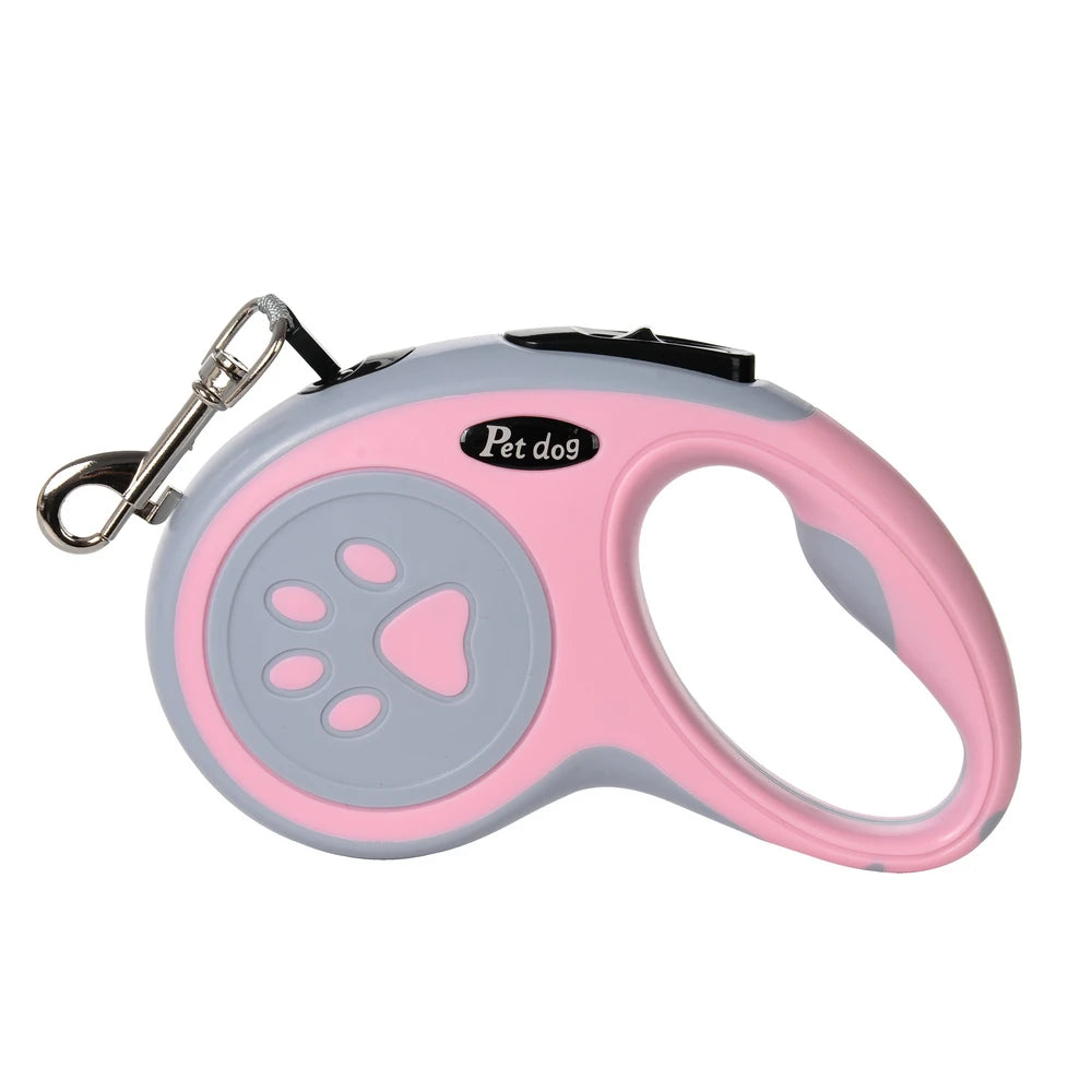 Automatic Retractable Nylon Dog Leash for Small Dogs Walking