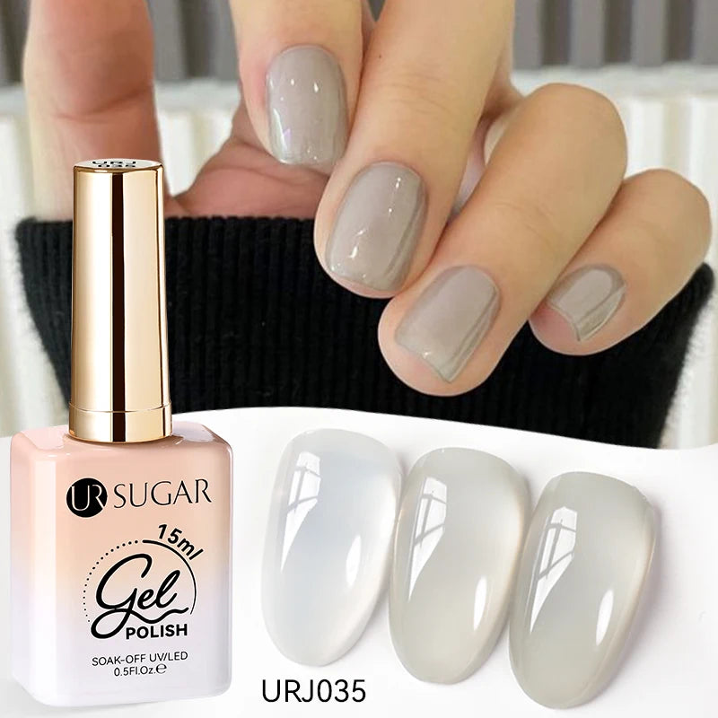 Jelly Milky White Translucent UV Gel Polish