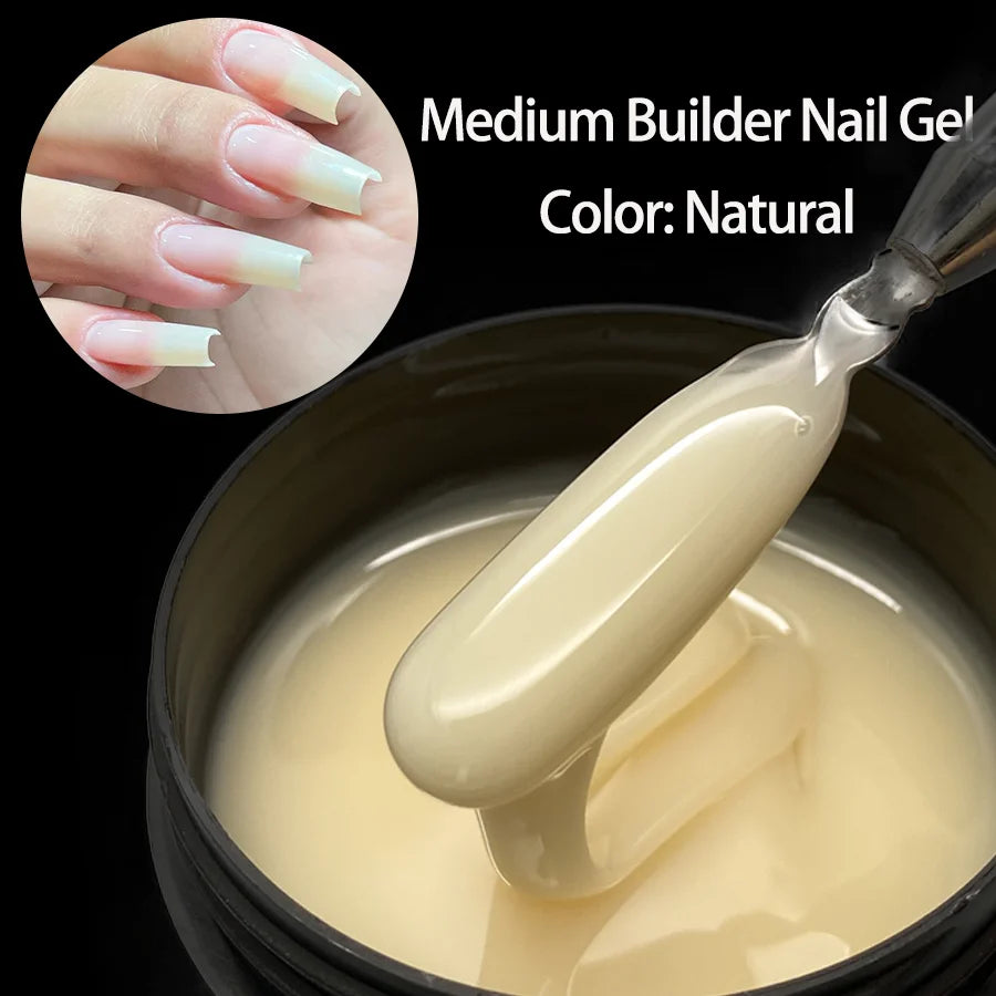 Glitter Milky Hard Builder Gel
