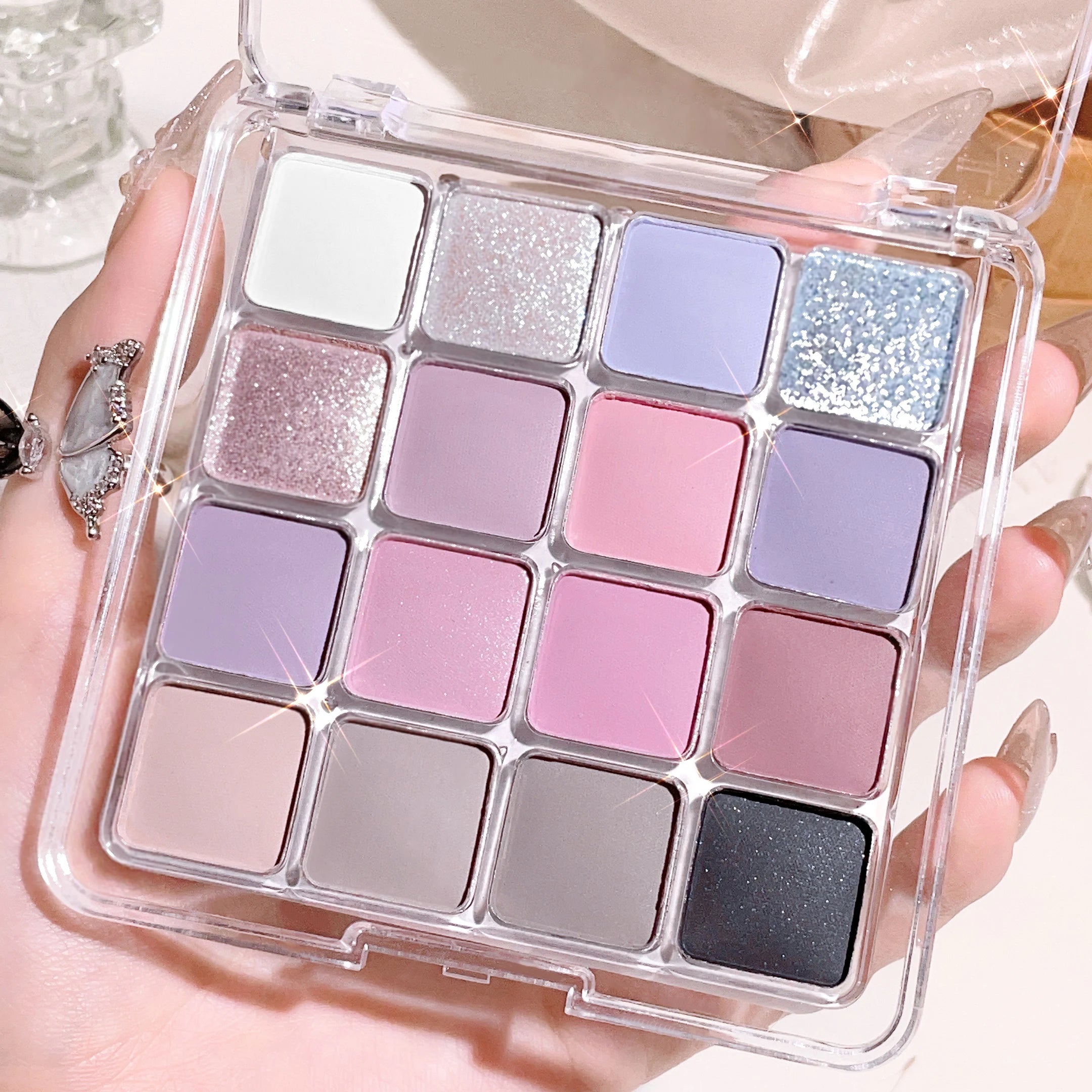 16-Color Sunset Eye Shadow Palette