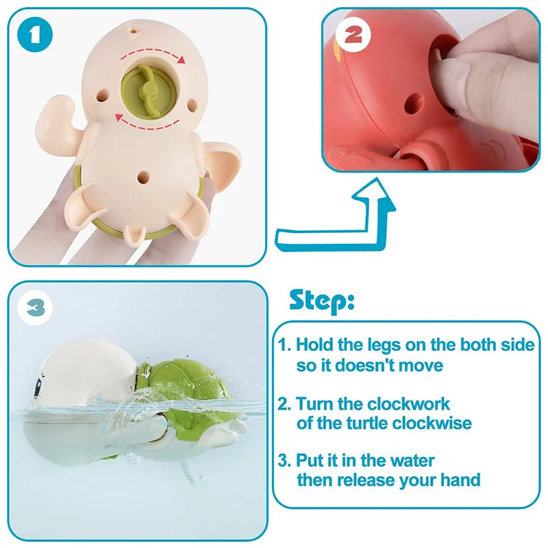 Clockwork Baby Bath Toys