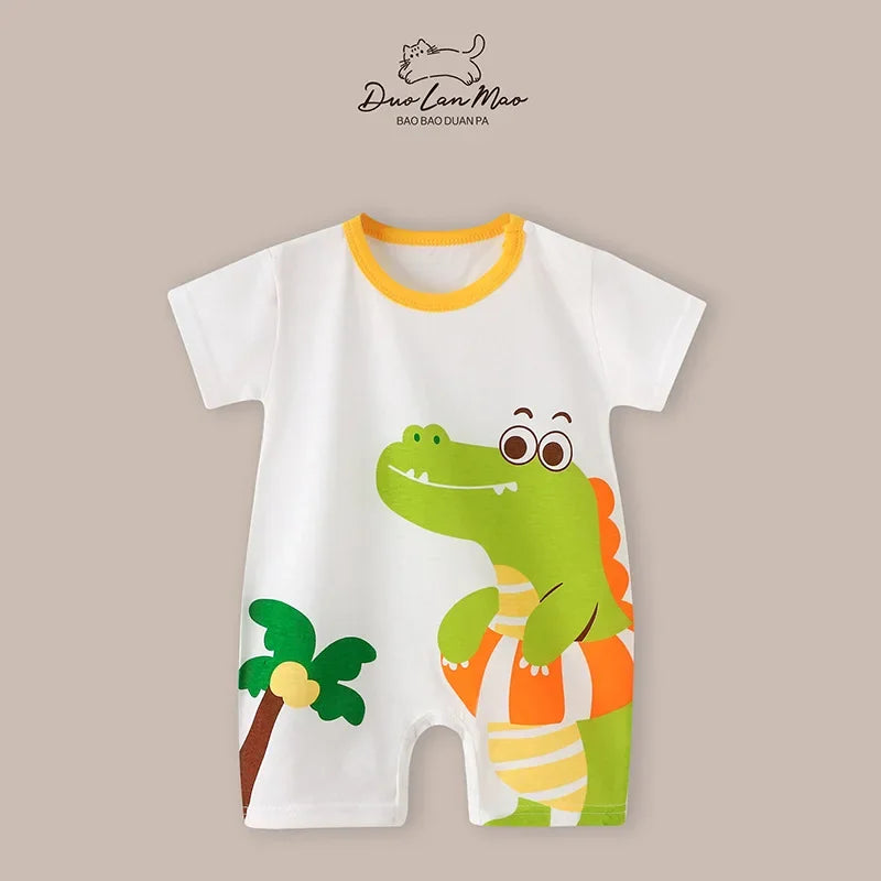 Summer Baby Cartoon Romper
