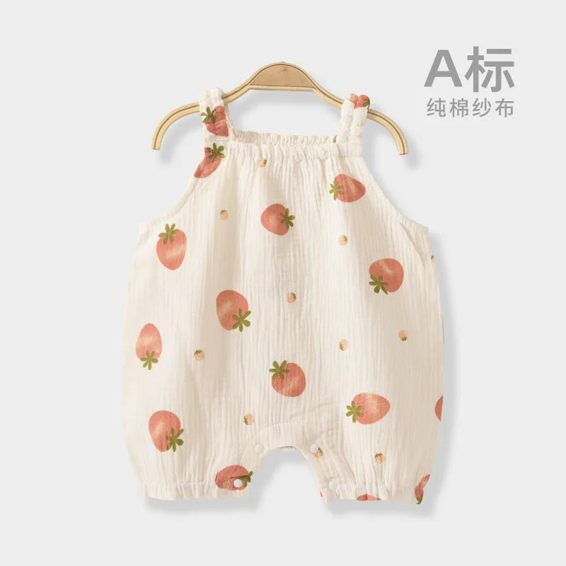 Baby Summer Cotton Romper Set