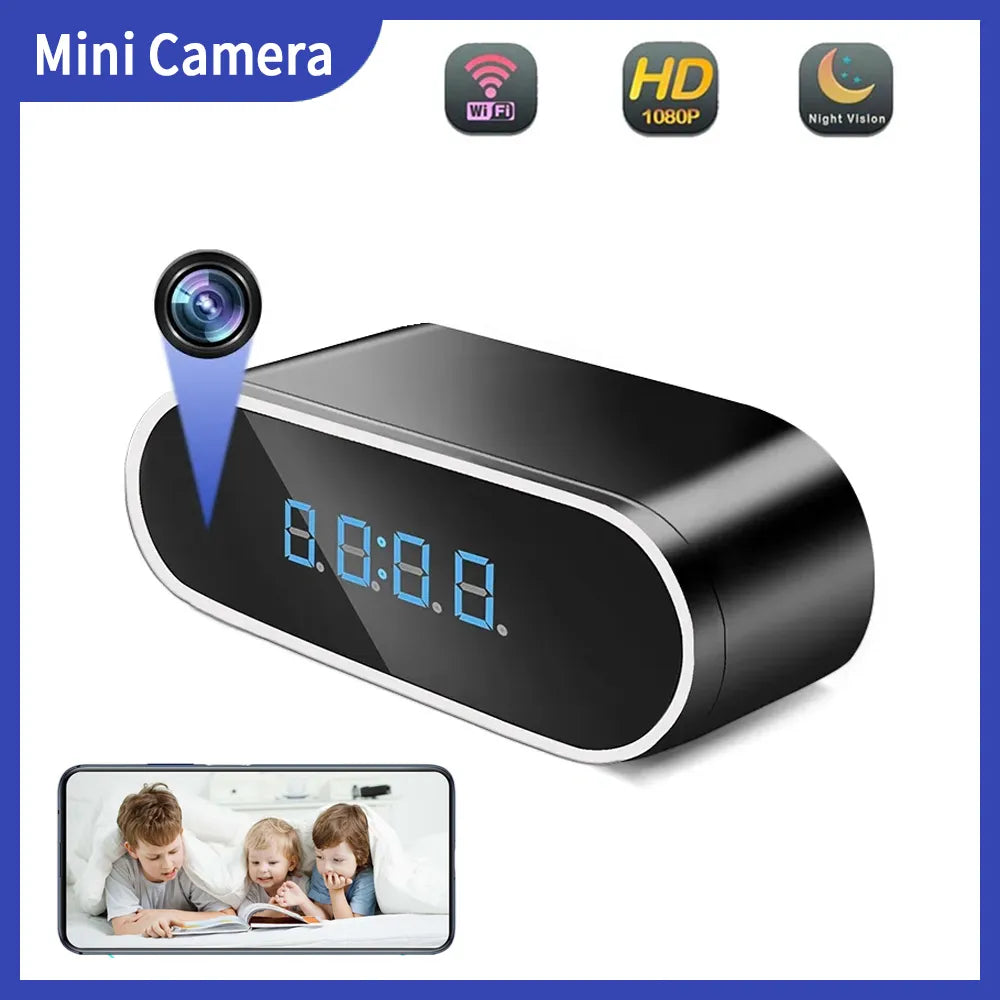 1080P Mini Camera Clock
