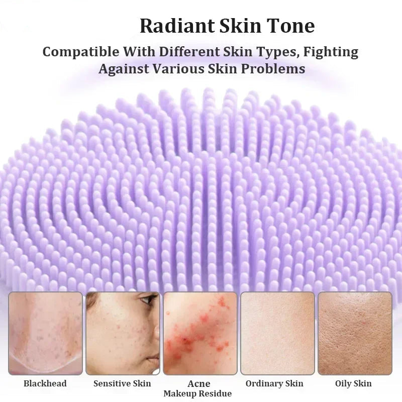 Sonic Waterproof Silicone Facial Cleansing Brush