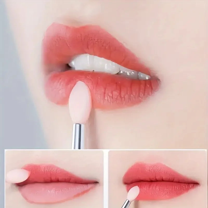 Portable Silicone Lip Applicator Brushes
