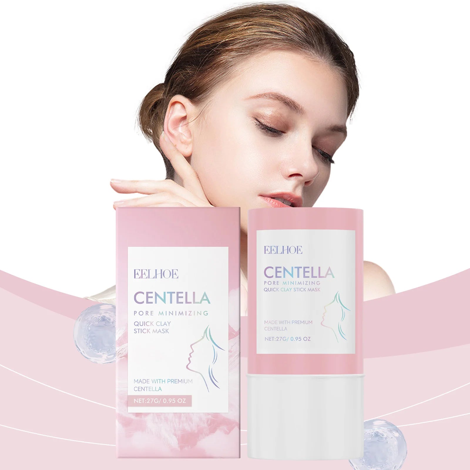 Centella Pink Clay Stick Mask
