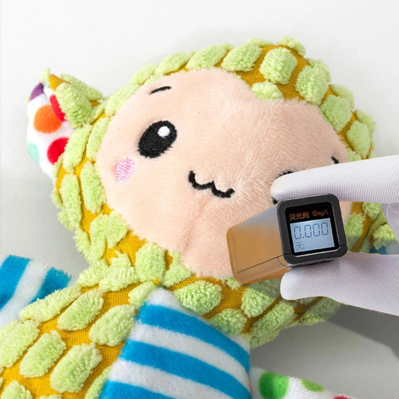 Cute Plush Interactive Squeaky Toy for Pet Dental Care