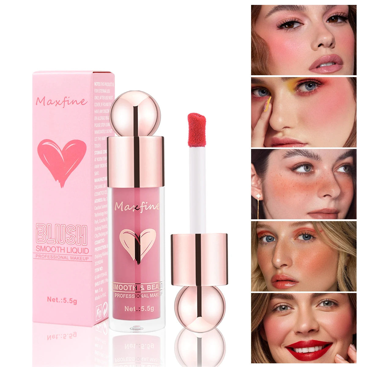 Long-Lasting Matte Liquid Blush