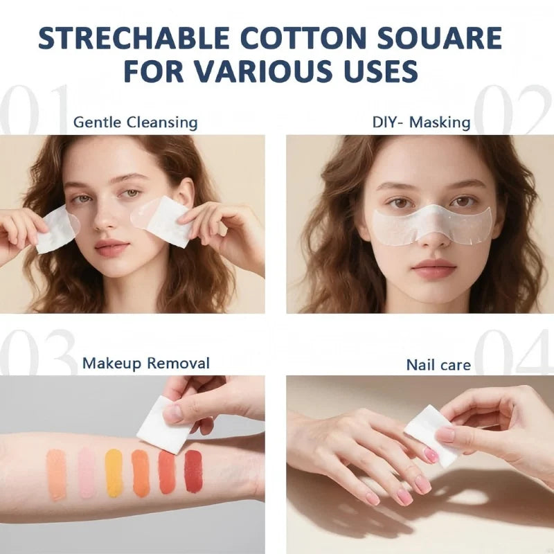 Ultra-Thin Stretchable Cotton Pads