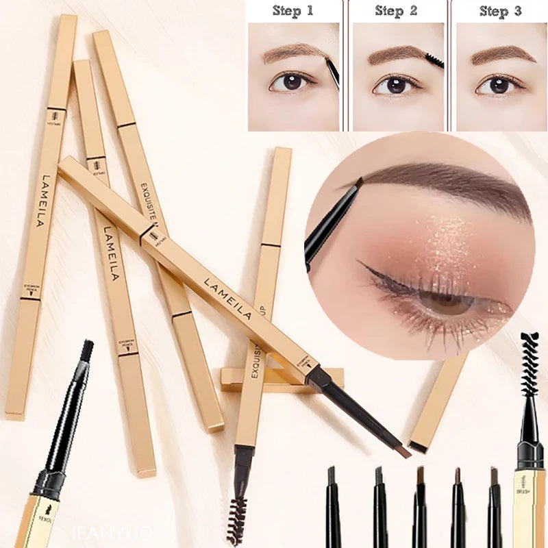 Waterproof Double-Head Eyebrow Pencil