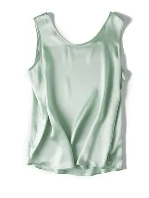 100% Real Silk Sleeveless Tank
