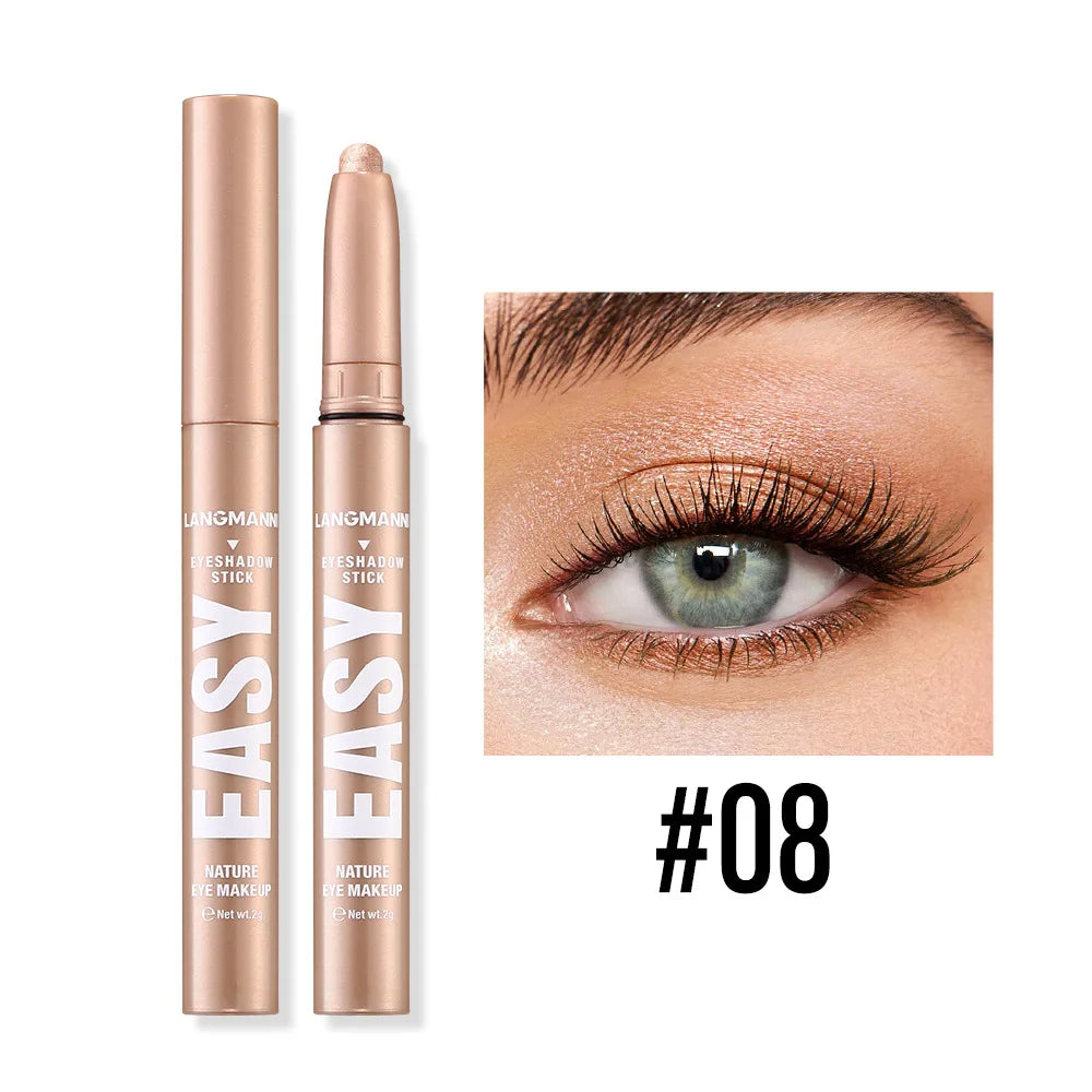 Metallic Grey-Blue Eyeshadow Stick