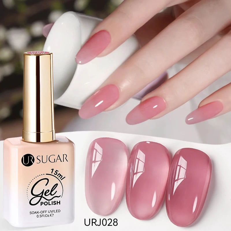 Jelly Milky White Translucent UV Gel Polish