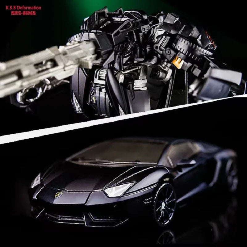 Dark Lockdown Transformation Robot Car