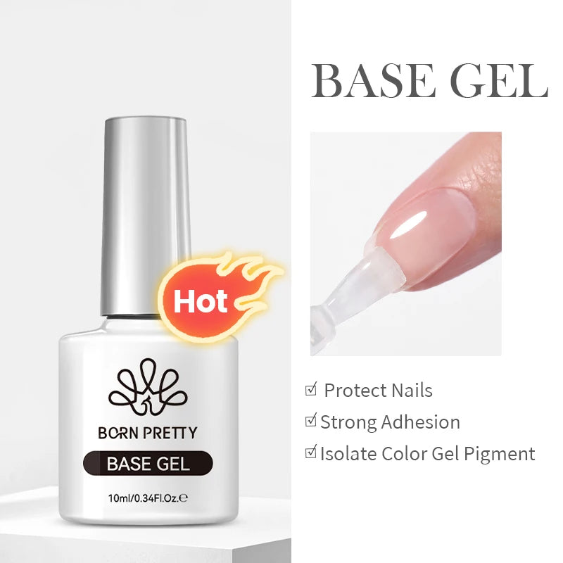 Super Top Coat and Base Gel Nail Polish Set