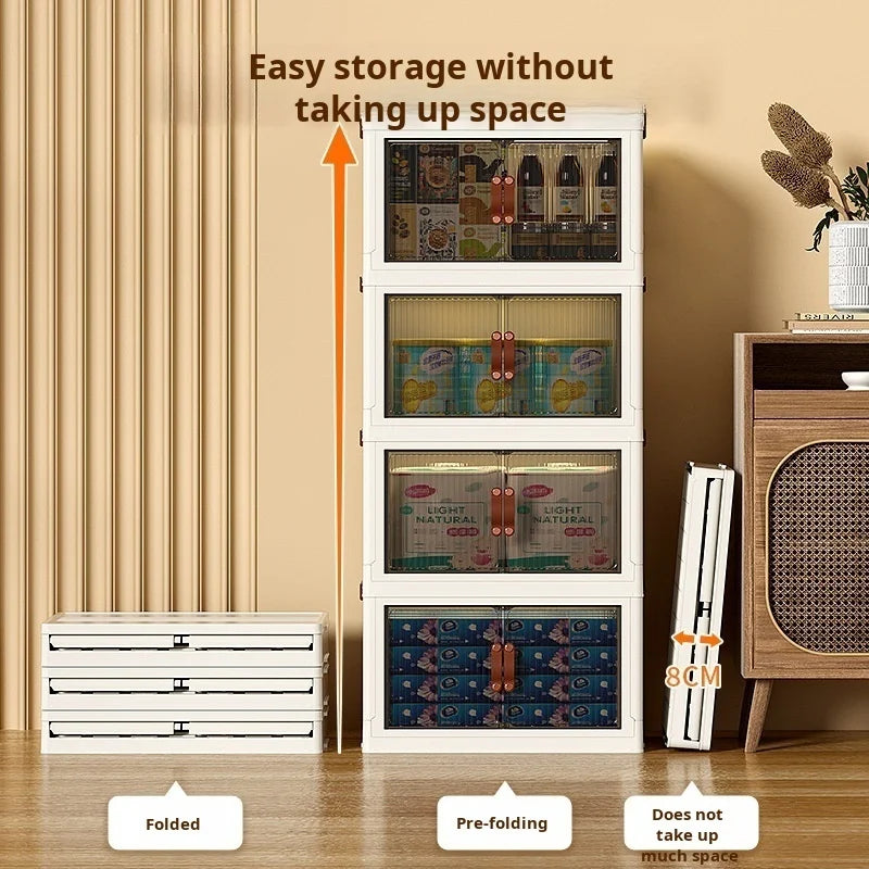 Foldable Transparent Storage Boxes