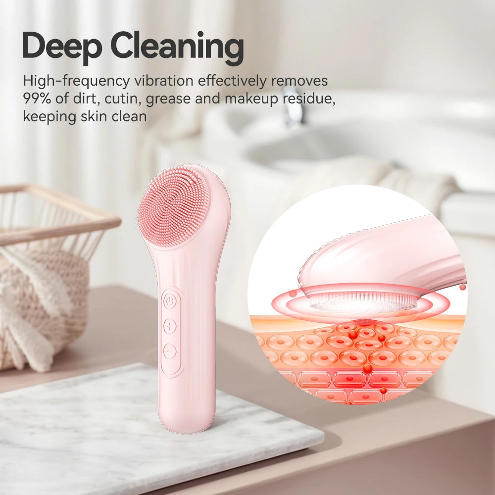 Rechargeable Sonic Facial Cleansing Brush
