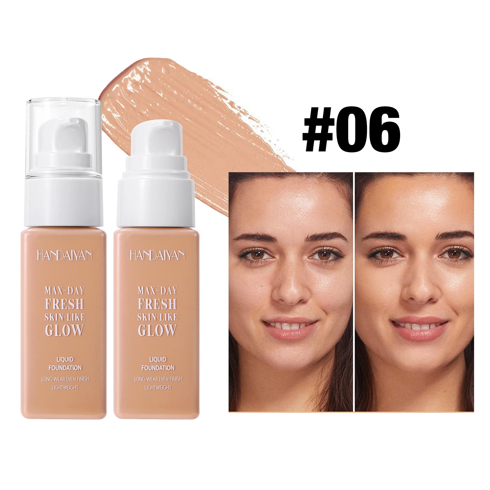 Long-Lasting Liquid Foundation