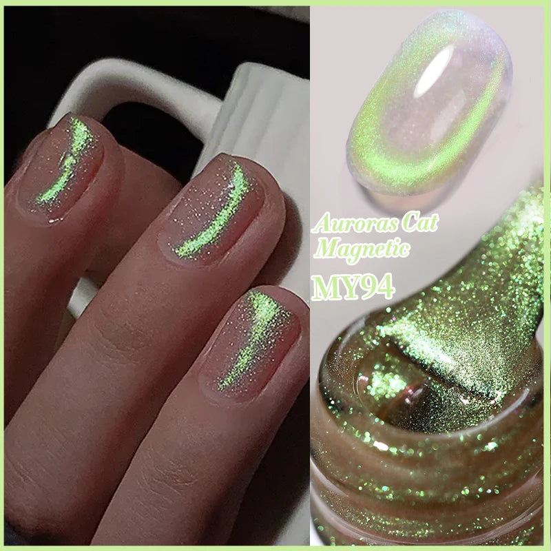 Sparkling Magnetic Cat Eye Gel Polish