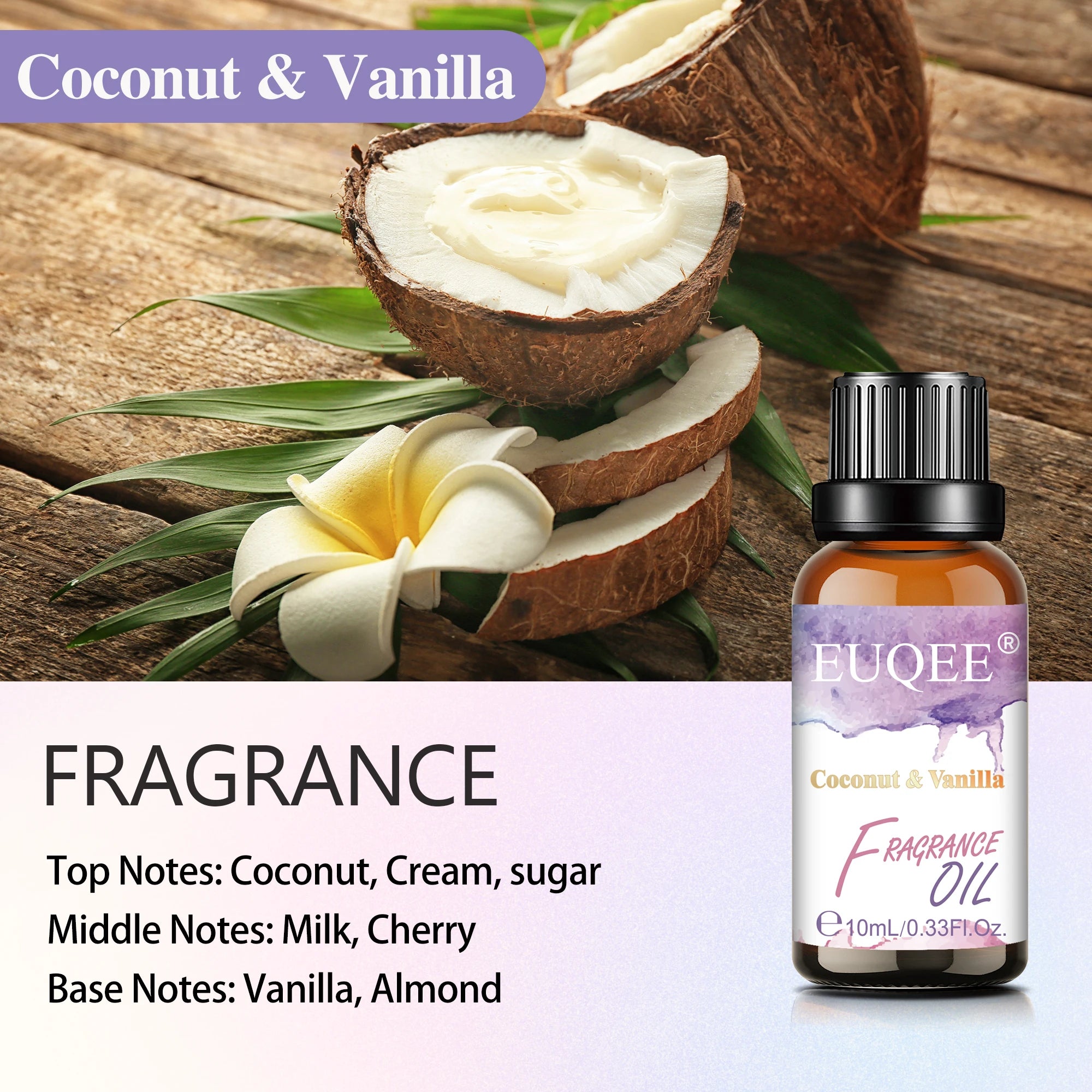 White Musk Almond Vanilla Essential Oil Blend