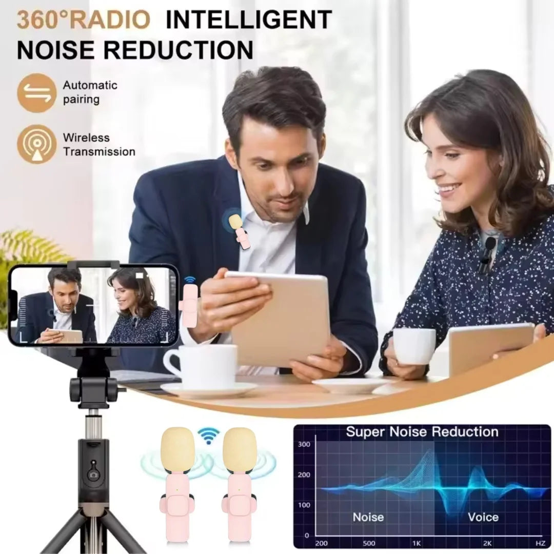 Portable Wireless Lavalier Microphone