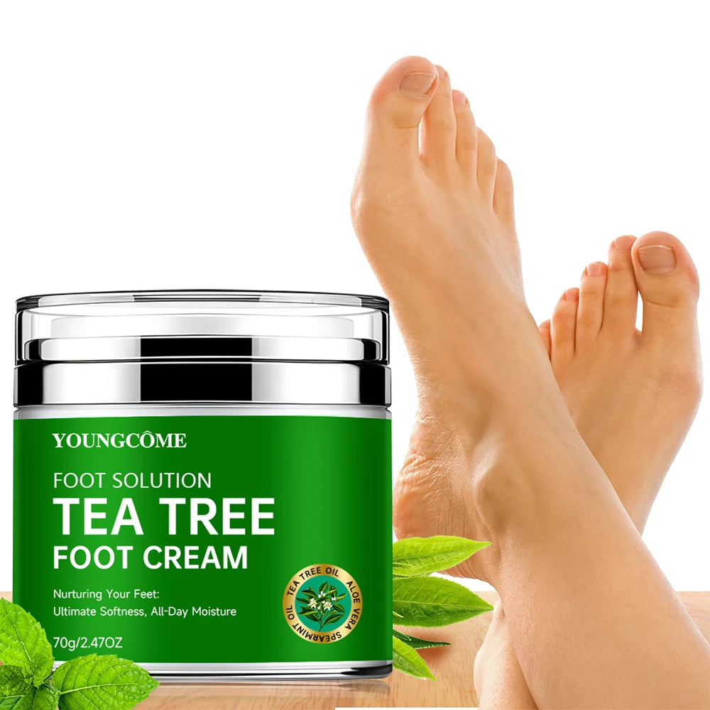 Tea Tree Aloe Foot Cream Deep Moisturizing Repair