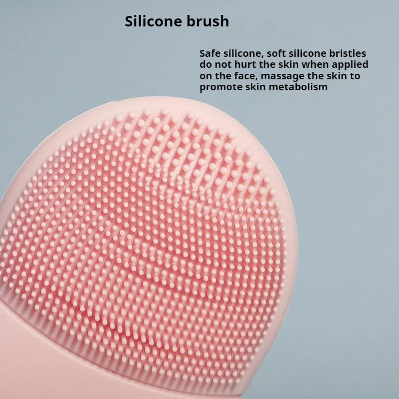 Double-Sided Silicone Facial Cleansing Brush