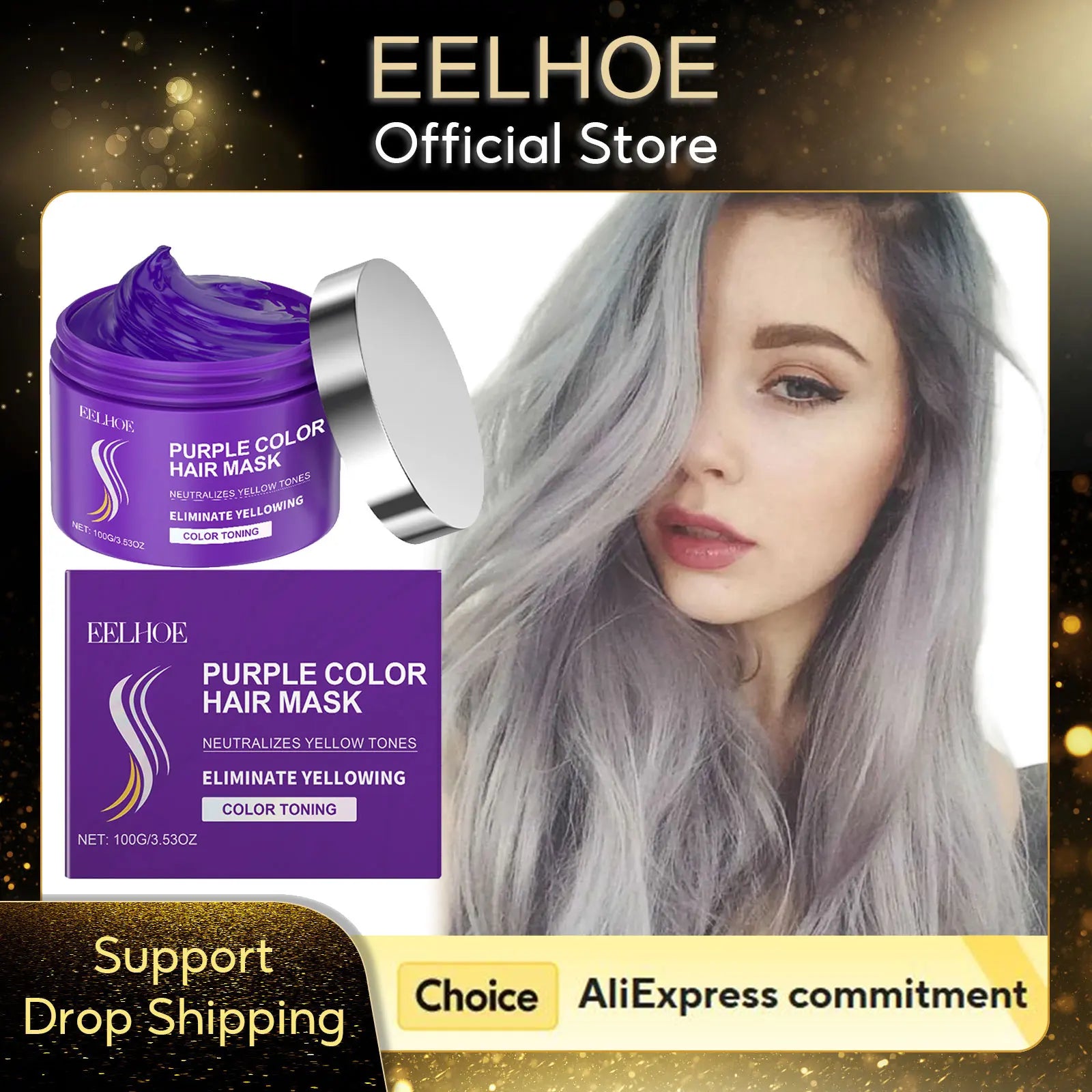 Purple Keratin Hair Mask