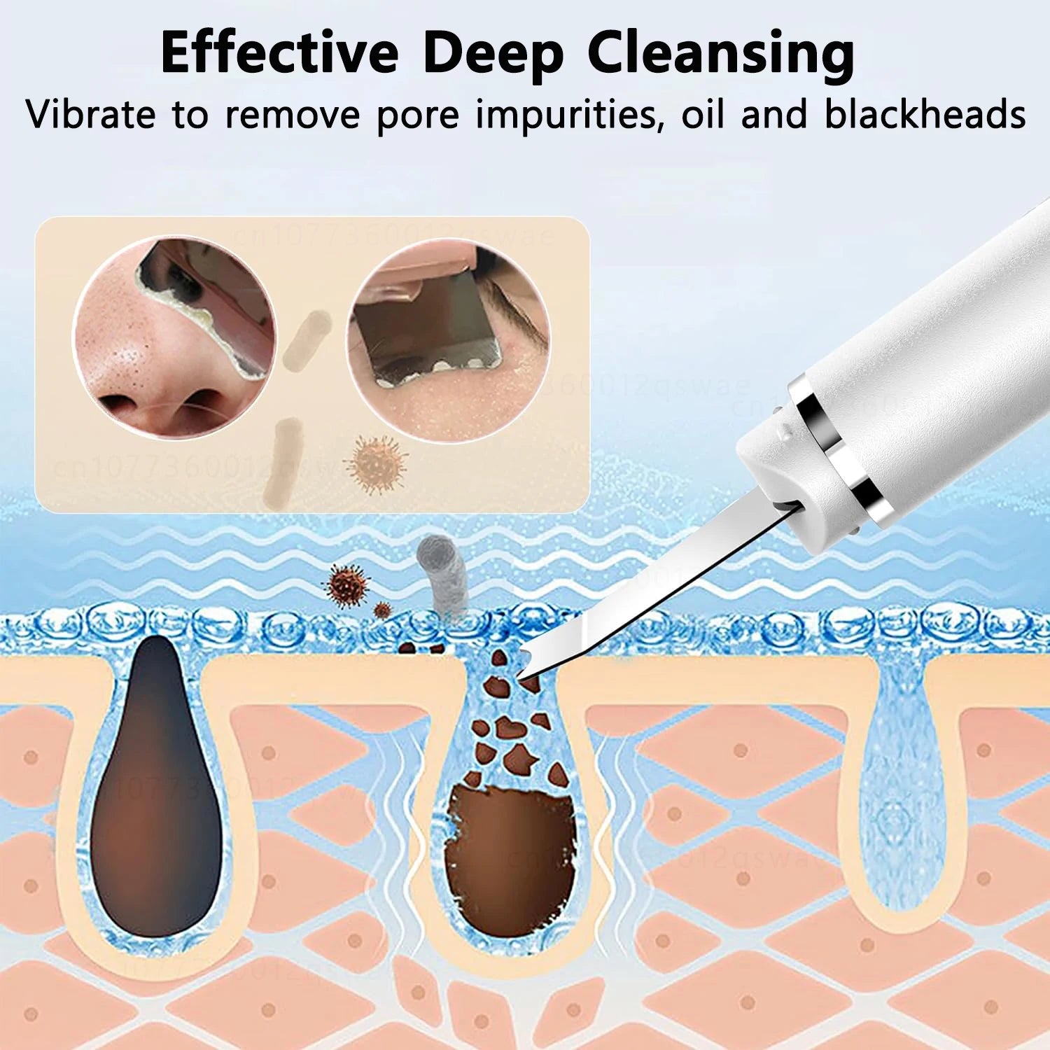 Ultrasonic Facial Skin Scrubber