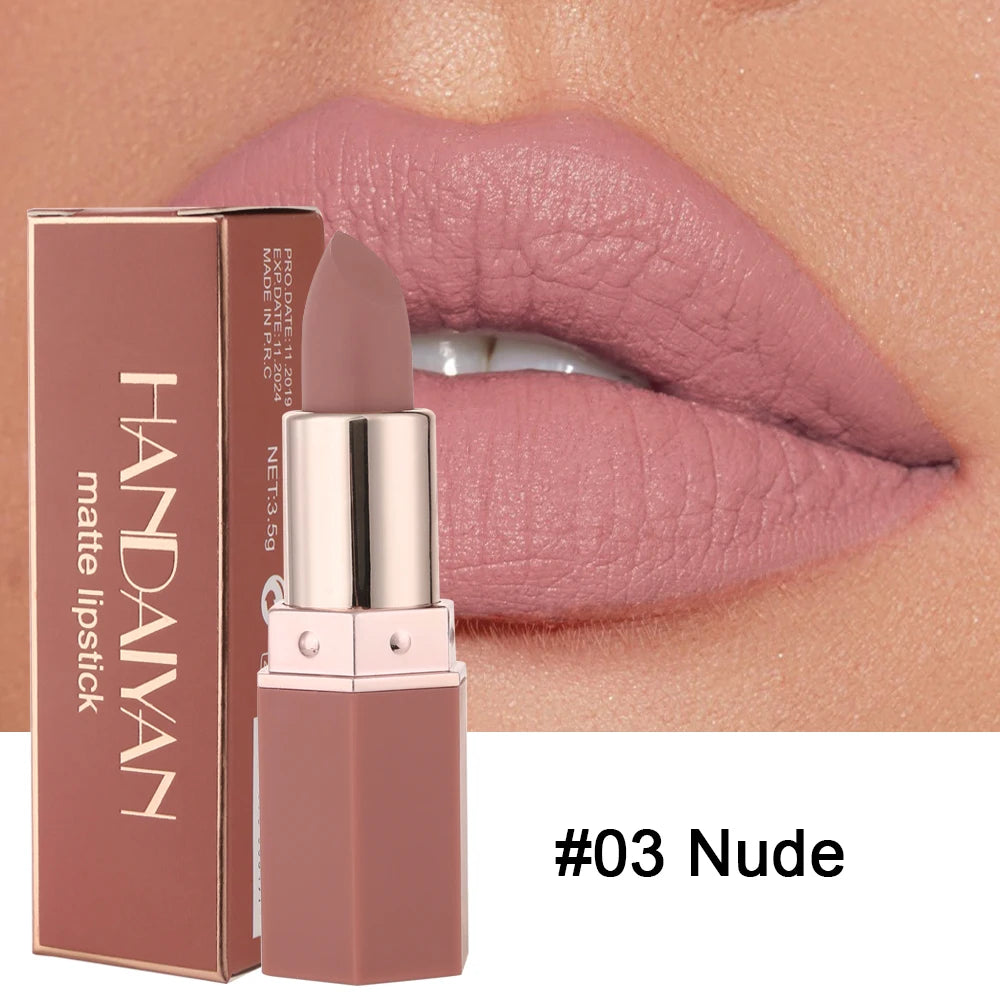 6-Color Long-Lasting Matte Lipstick Set