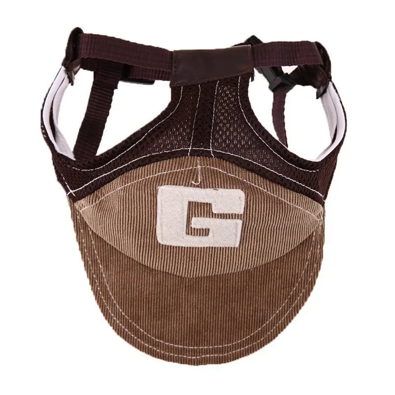 Breathable Cotton Dog Sun Hat