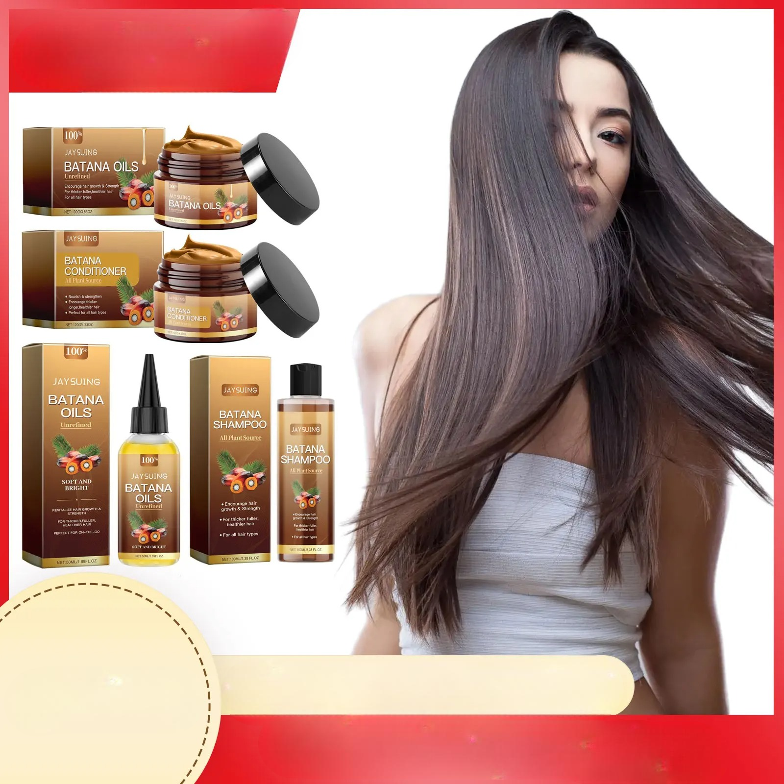 Batana Oil Hair Repair Shampoo Conditioner Set