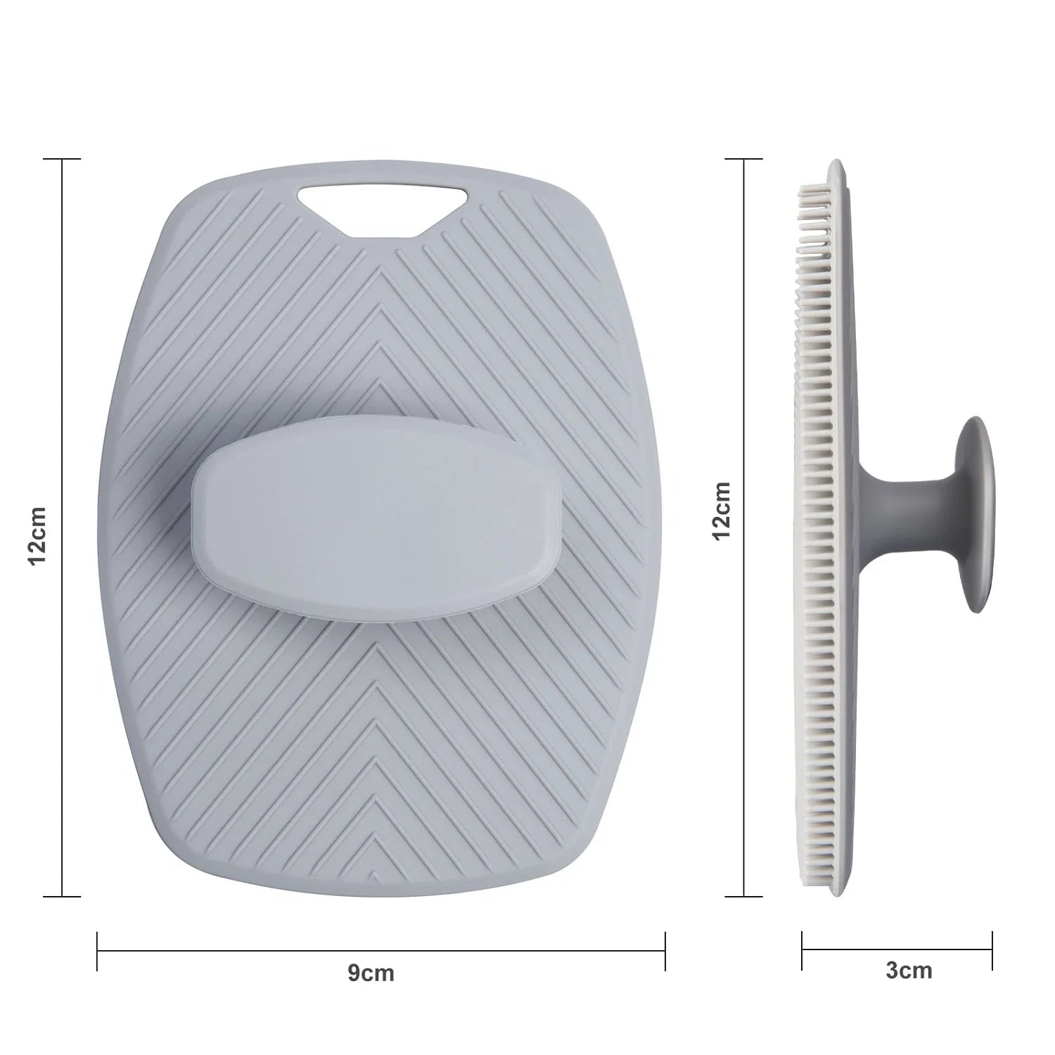 Black Silicone Body Scrubber