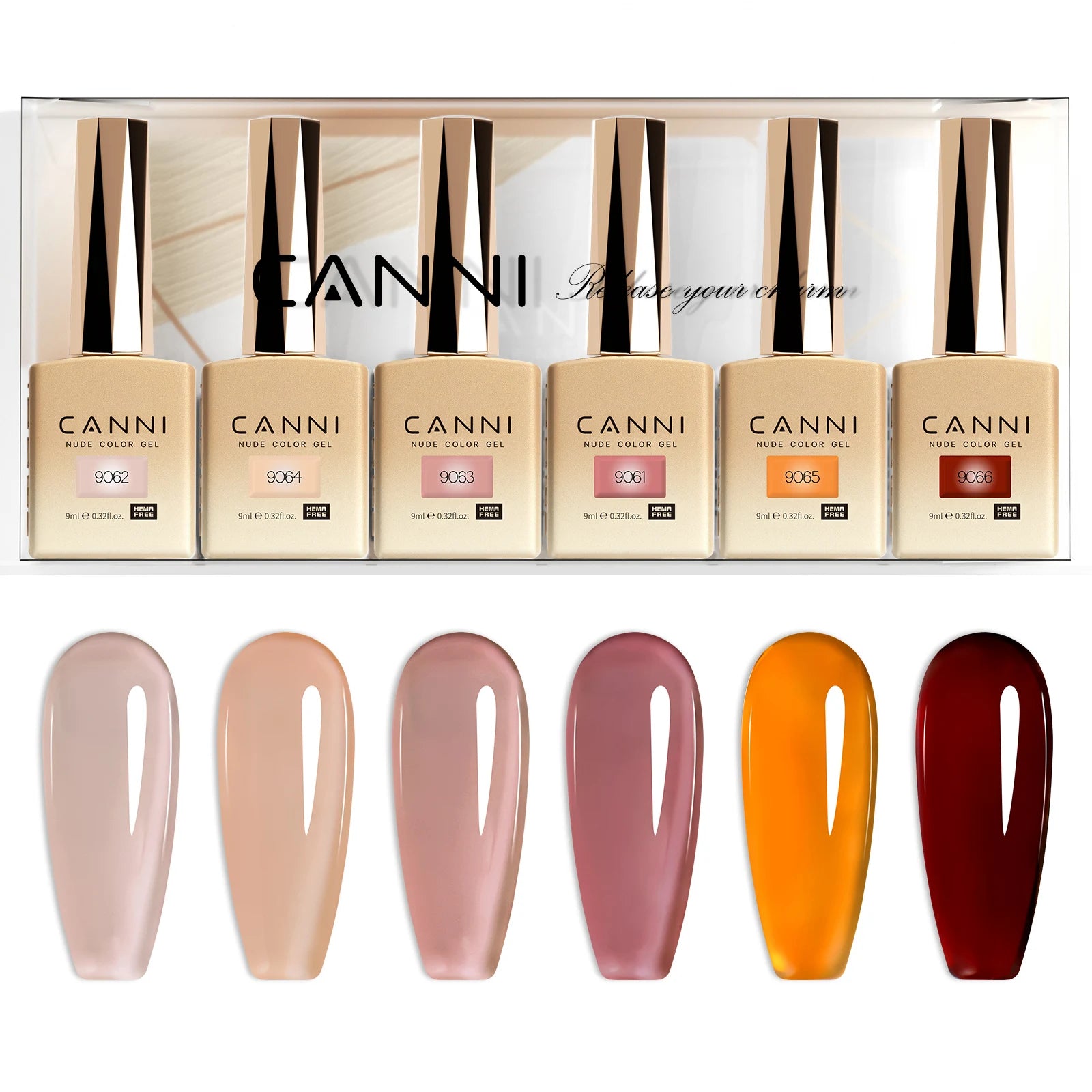 HEMA Free 9ml Nail Gel Polish Kit