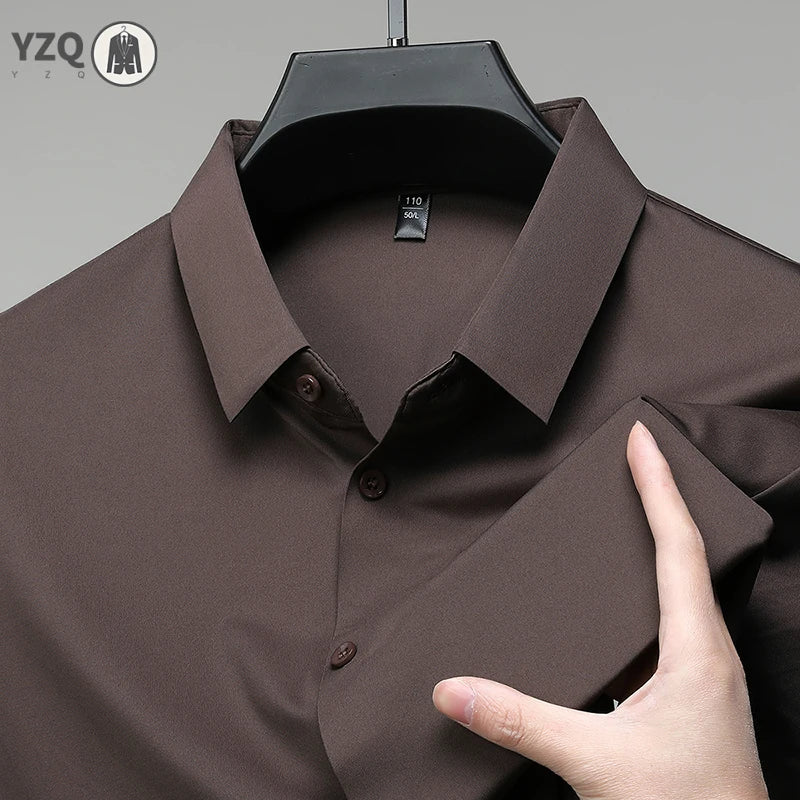 Solid Color Business Shirt