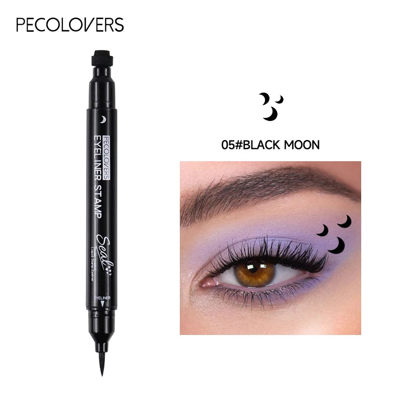 2-in-1 Star & Moon Stamp Liquid Eyeliner Pen