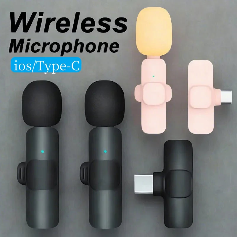 Portable Wireless Lavalier Microphone