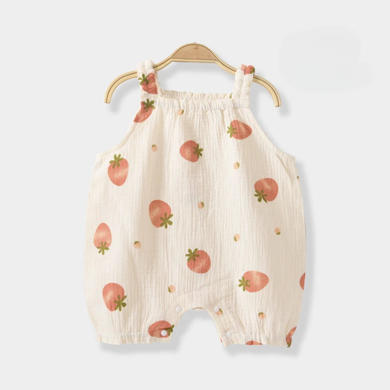 Baby Summer Cotton Romper Set