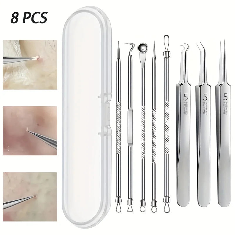 8 Stainless Steel Extraction Tools