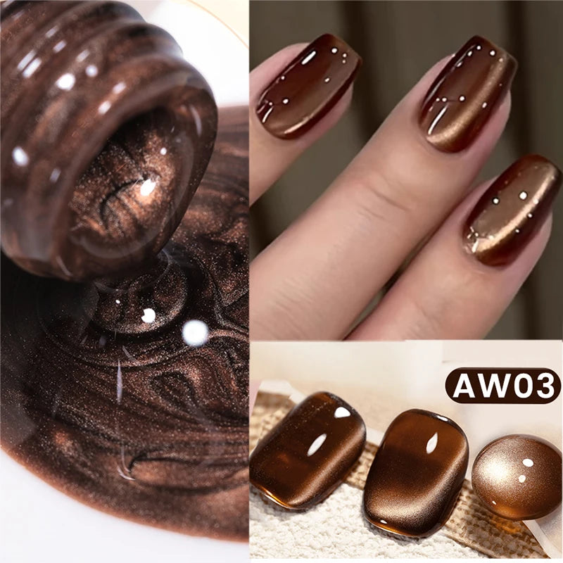 Sparkling Magnetic Cat Eye Gel Polish