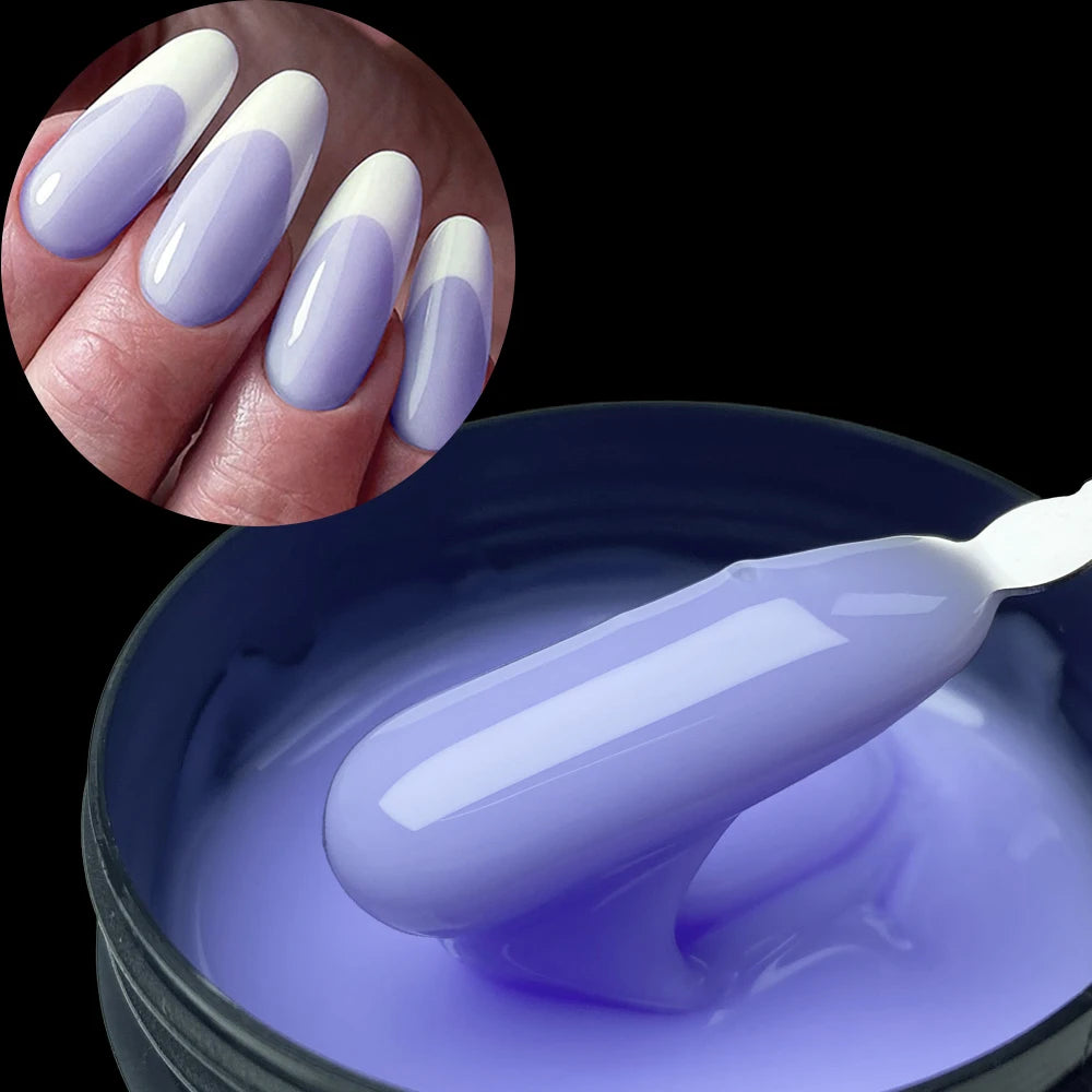 Glitter Milky Hard Builder Gel