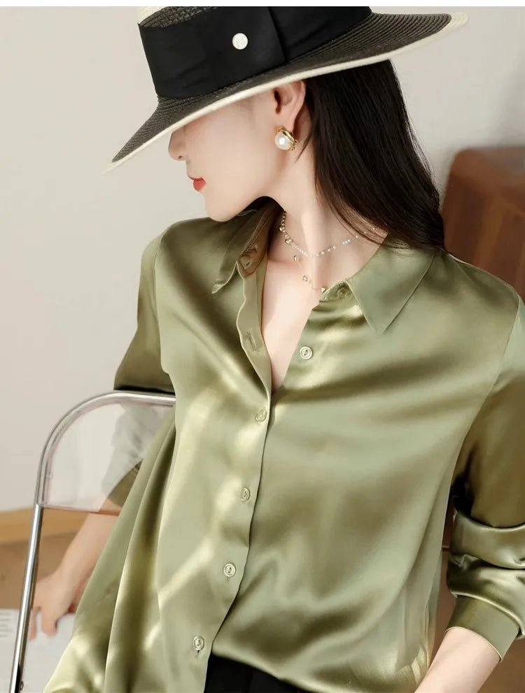 Elegant Satin Blouse